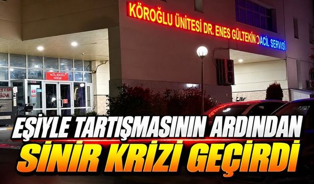 Bolu’da Aile İçi Tartışma Sonrası Korkutan Olay