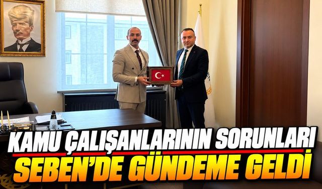 Türk Büro-Sen Kaymakam Güngör’ü Ziyaret Etti