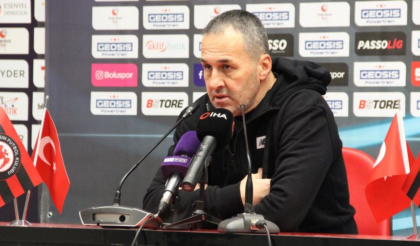 Bu zor şartlar altında play-off mücadelesini sürdürmek istiyoruz