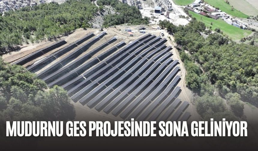 MUDURNU GES PROJESİNDE SONA GELİNİYOR