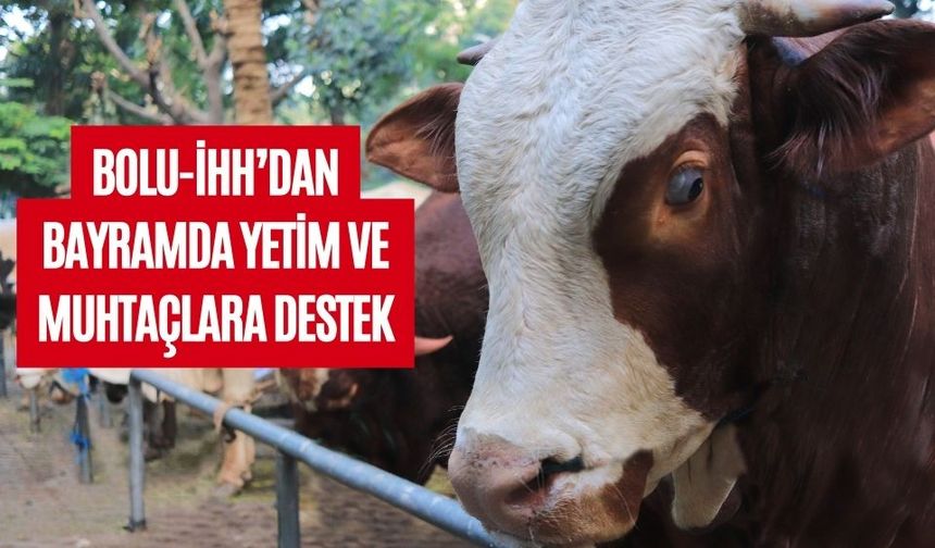 BOLU-İHH’DAN BAYRAMDA YETİM VE MUHTAÇLARA DESTEK