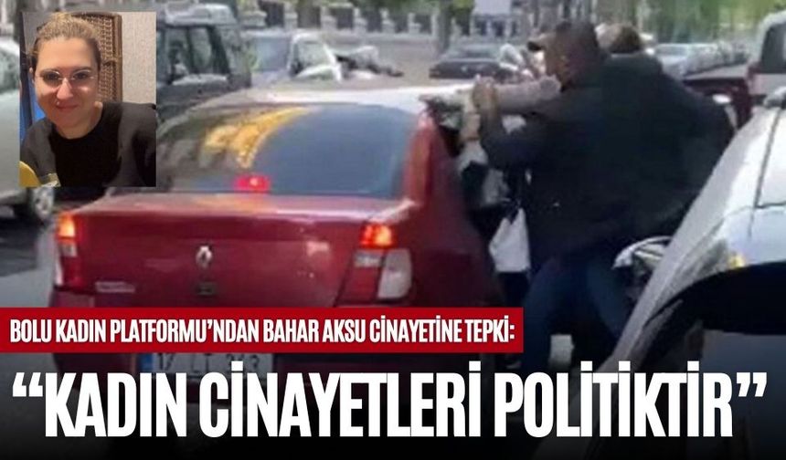 BOLU KADIN PLATFORMU’NDAN BAHAR AKSU CİNAYETİNE TEPKİ