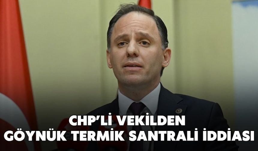 CHP’li Vekilden Göynük Termik Santrali İddiası