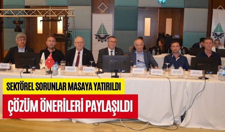 Meslek Komiteleri Bolu TSO’da Bir Araya Geldi
