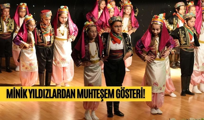 MİNİK YILDIZLARDAN MUHTEŞEM GÖSTERİ!