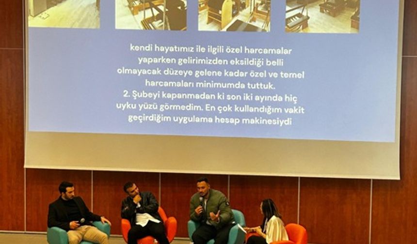 GENÇ GİRİŞİMCİLER BAİBÜ’DE TECRÜBELERİNİ ANLATTI
