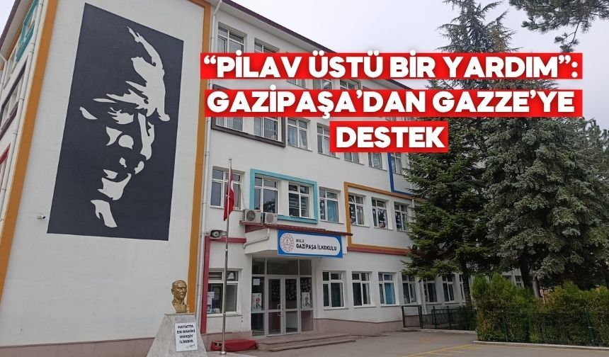 Bolu Gazipaşa İlkokulu, Gazze için kermeste buluşuyor
