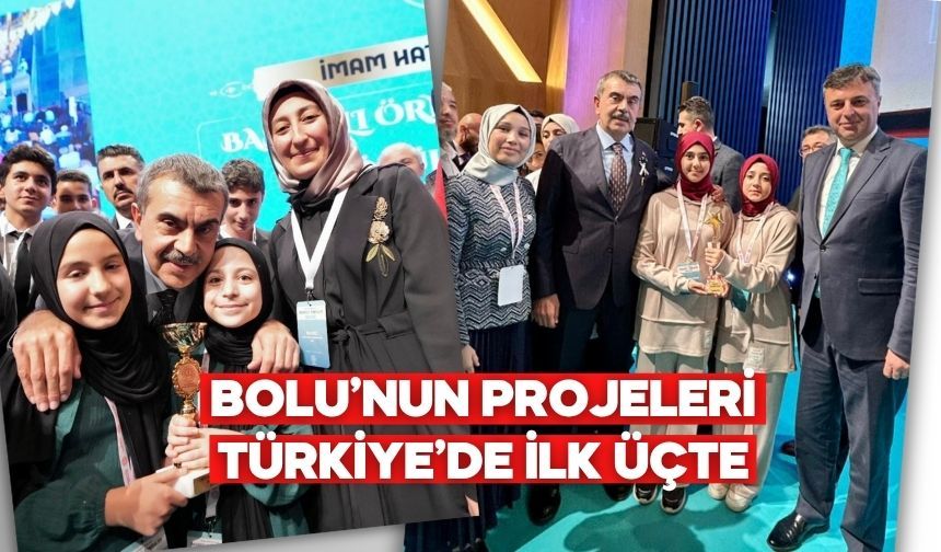 Bolu’ya Türkiye Birinciliği ve Üçüncülüğü Gururu