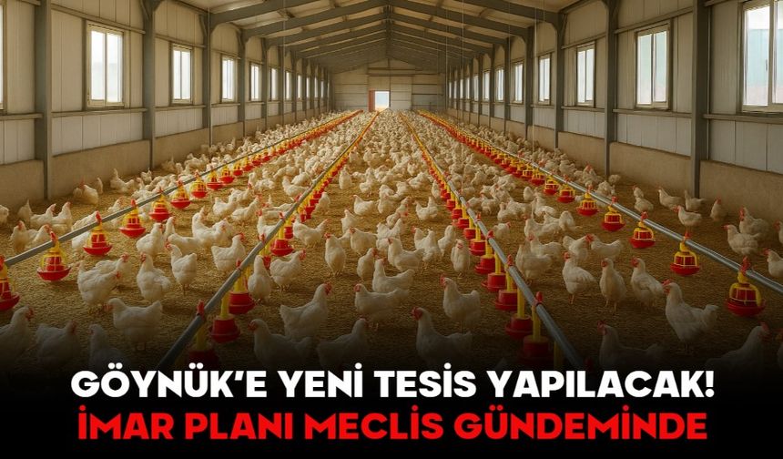 GÖYNÜK’E YENİ TESİS YAPILACAK!  İmar Planı Meclis Gündeminde