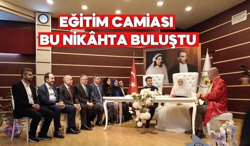 Atatürk Anadolu Lisesi Müdürü Fuat Durmuş’un Kızı Fatma Durmuş Evlendi