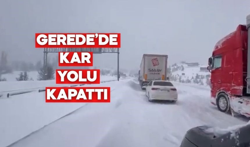 Kar Kalınlığı 60 Santimi Geçti, Tırlar Rampada Çakıldı