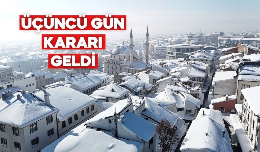 Bolu’da Kar Tatili Uzadı! Okullar Üçüncü Gün de Tatil