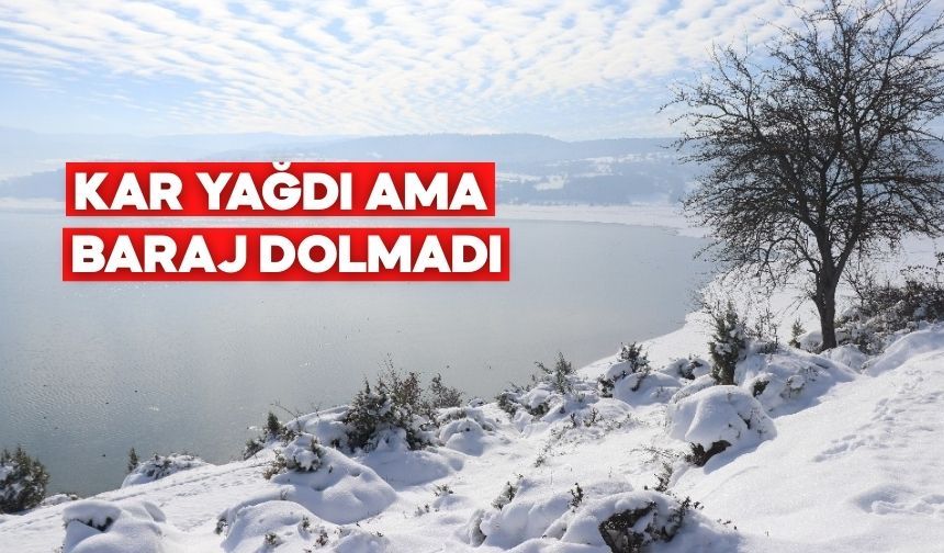 Bolu’da Su Endişesi Büyüyor, Gölköy Barajı Beklentinin Altında