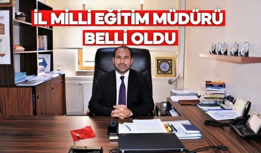 Bolu İl Milli Eğitim Müdürlüğü’ne Cemal Turan Atandı