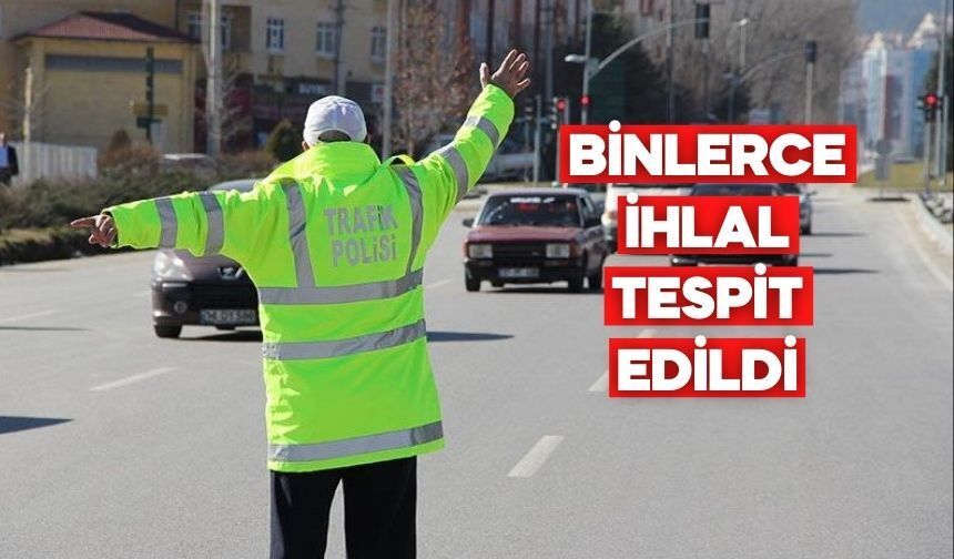 Bolu'da Trafikte Büyük Denetim: 1.029 İhlal Tespit Edildi