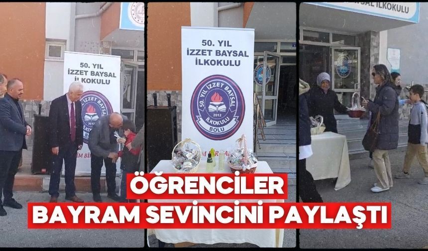 Bolu'da 50. Yıl İlkokulu’nda Kardeşlik ve Bayramlaşma Programı