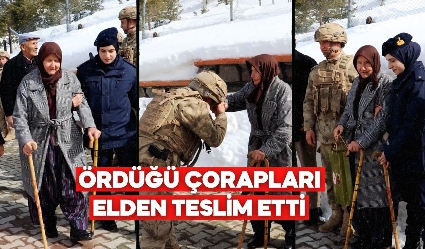 Gülnaz Nine’den Mehmetçiğe Anlamlı Destek