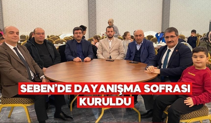 Seben’de “Maarif’in Kalbinde Ramazan” İftarı