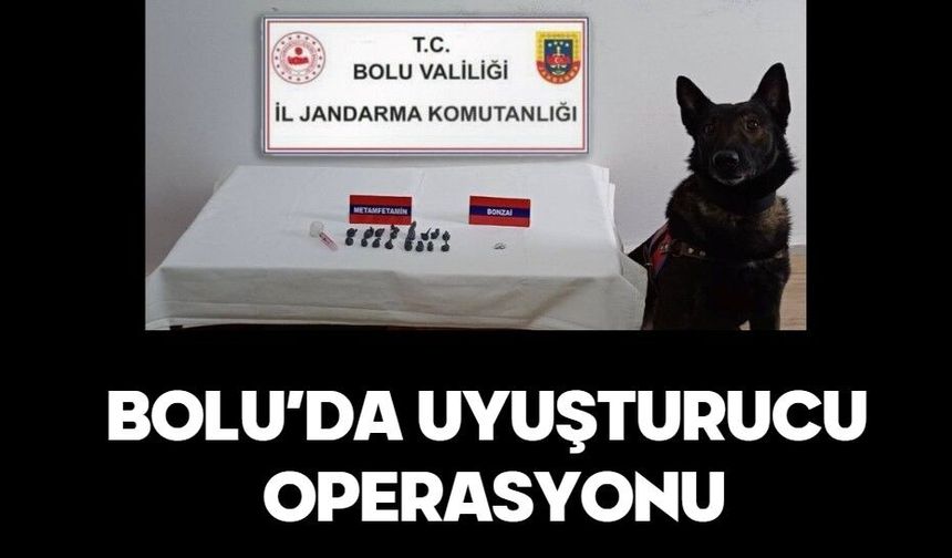 BOLU’DA UYUŞTURUCU OPERASYONU