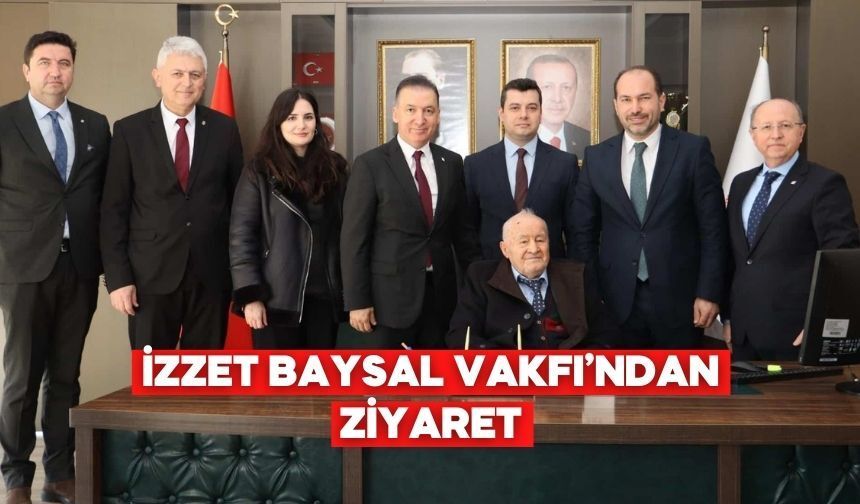 Ahmet Baysal ve Mütevelli Heyeti’nden İl Millî Eğitim’e Ziyaret