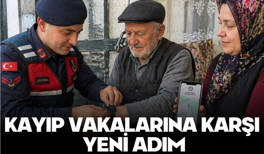 KAYIP VAKALARINA KARŞI YENİ ADIM:  ALZHEİMER HASTASINA AKILLI SAAT TAKILDI