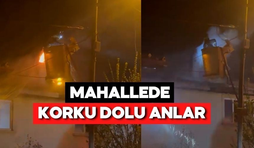 Bolu’da Akşam Saatlerinde Yangın
