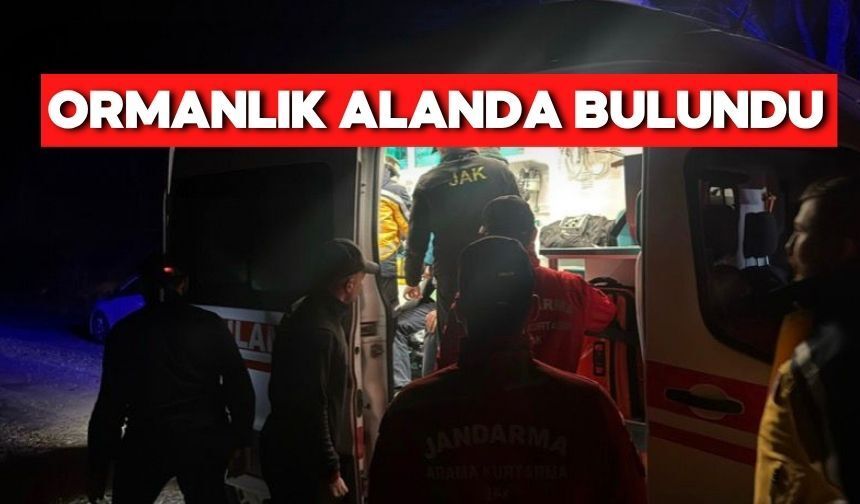Kocaeli’de kaybolan şahıs Bolu’da ormanlık alanda sağ bulundu