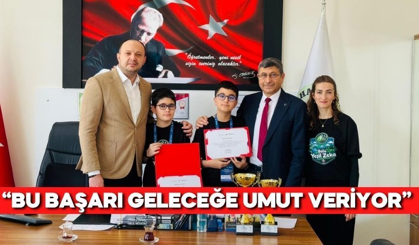 Bolu Milletvekili İsmail Akgül’den Türkiye Finalisti Öğrencilere Ziyaret
