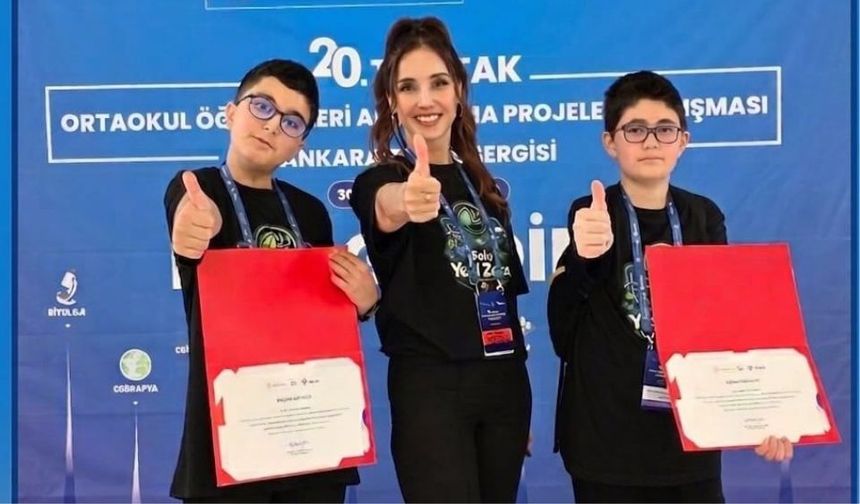 BOLU’DAN TÜBİTAK’TA ÇİFTE BİRİNCİLİK