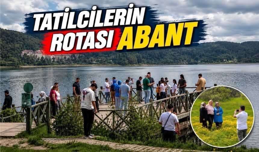 Bayramın En Kalabalık Noktalarından Biri Abant Oldu