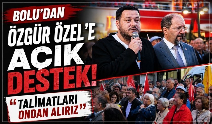 CHP Bolu’dan Kurultay Kararına Sert Tepki