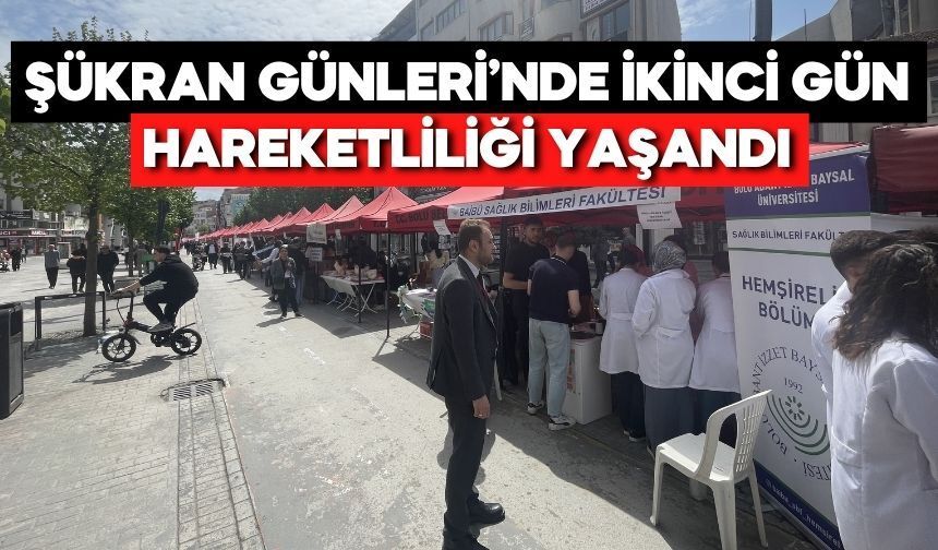 Bolu'da İzzet Baysal Şükran Günleri’nde Stantlara Yoğun İlgi