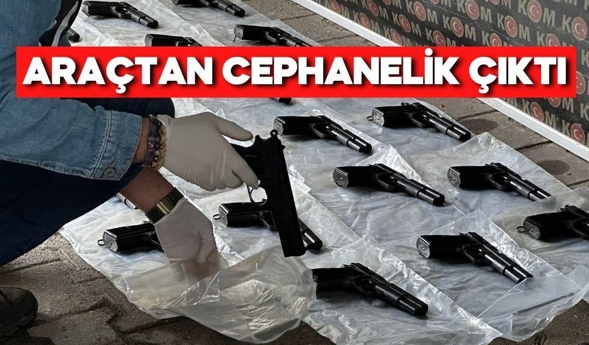 Kaçak silah hattı Bolu’da kesildi!