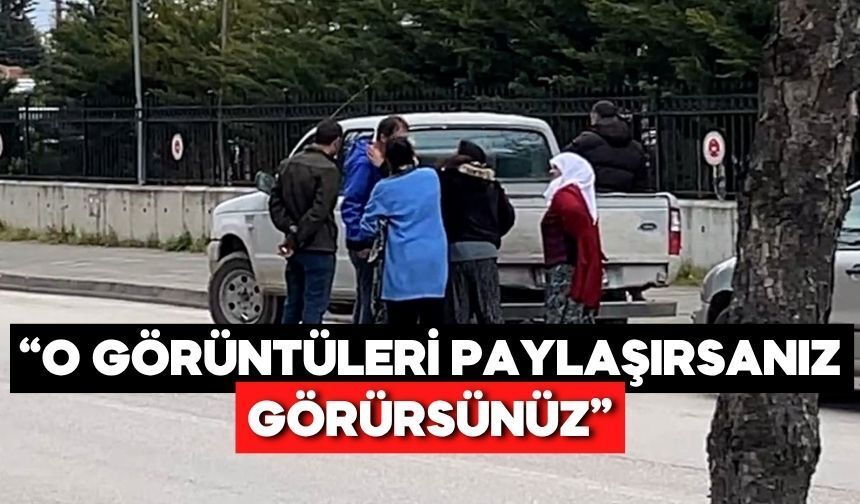 Bolu'da tanığın verdiği ifadeyi beğenmeyen sanık yakınları hırsını kadın gazetecilerden çıkardı