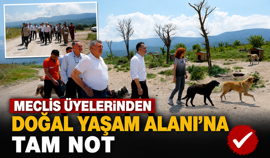 MECLİS ÜYELERİNDEN DOĞAL YAŞAM ALANI’NA TAM NOT