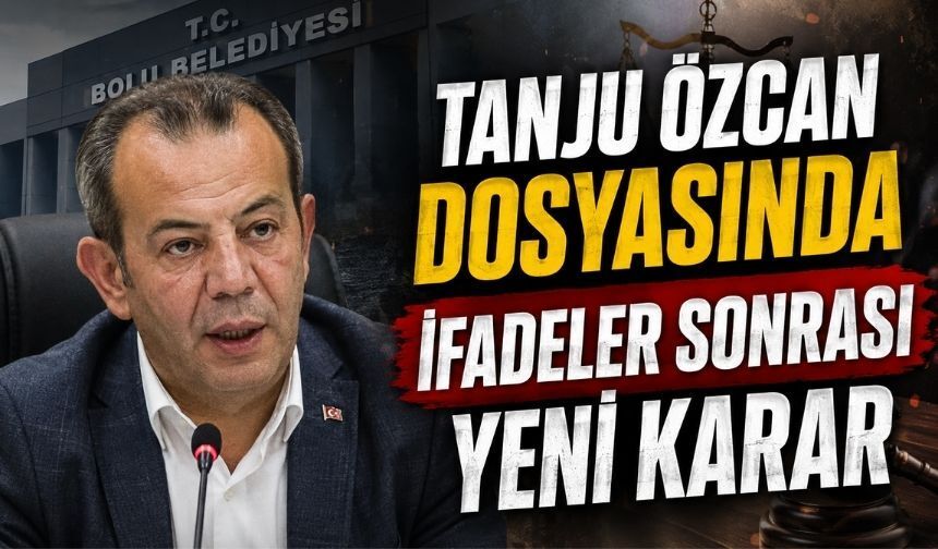 Tanju Özcan Hakkında Yeni Soruşturma Başlatıldı