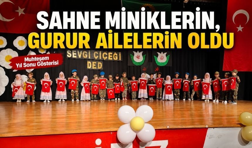 Bolu Sevgi Çiçeği Kreşi'nde Mezuniyet Coşkusu