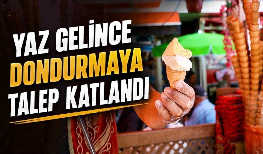 Bolu'da Sıcaklar Bastırdı, Dondurma Tezgahları Şenlendi