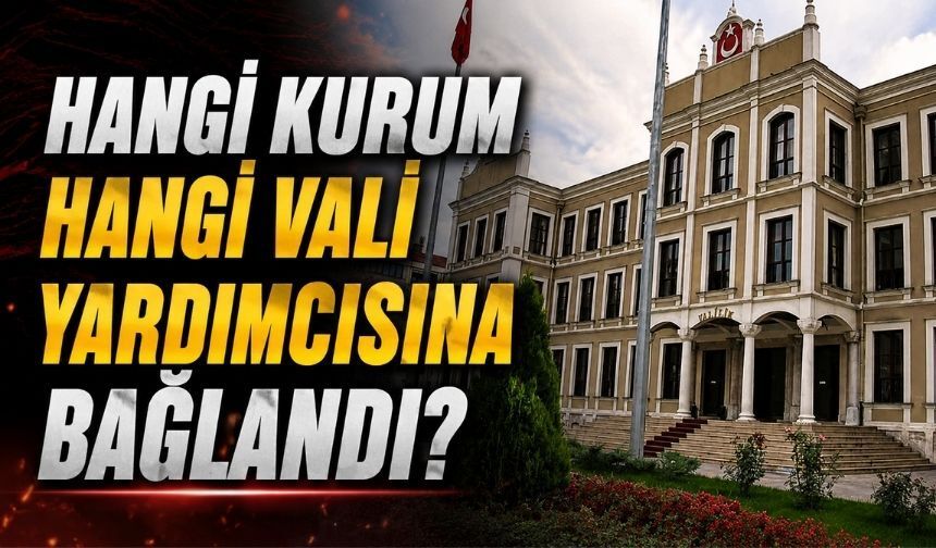 Bolu’da Hangi Kurum Hangi Vali Yardımcısına Bağlandı?