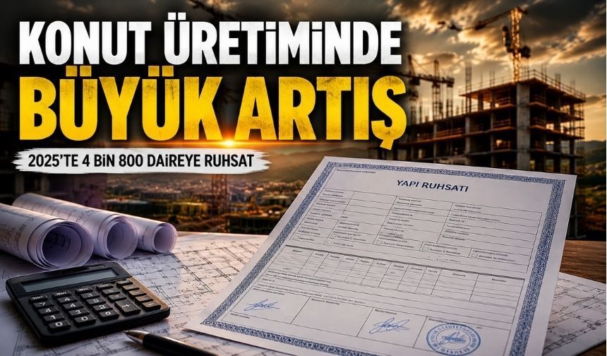 Bolu’nun 16 yıllık yapı istatistikleri açıklandı