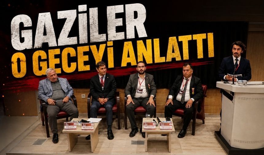 Karanlık Gecenin Kahramanları Bolu’da Konuştu
