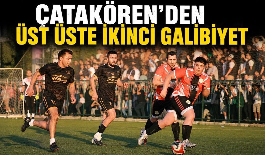 Çatakören'den Üst Üste İkinci Galibiyet