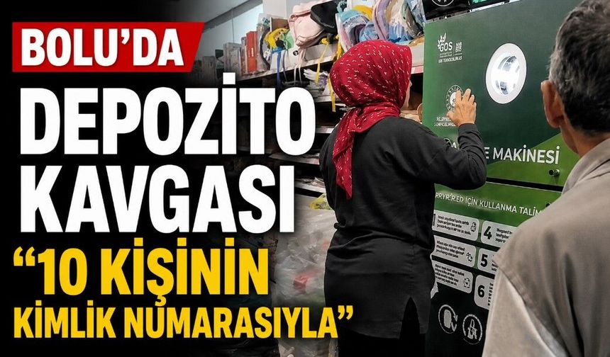 BOLU’DA DEPOZİTO KAVGASI: "10 KİŞİNİN KİMLİK NUMARASIYLA"