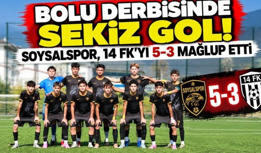 Bolu Derbisinde Sekiz Gol! Soysalspor, 14 FK’yı 5-3 Mağlup Etti