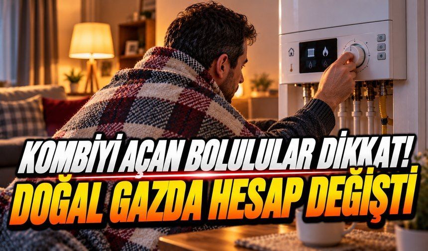 Kombiyi Açan Bolulular Dikkat! Doğal Gazda Hesap Değişti