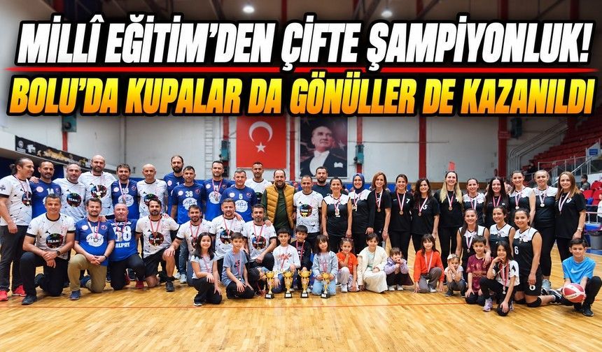 Kamu Spor Oyunları’nda Çifte Zafer! Şampiyon Millî Eğitim