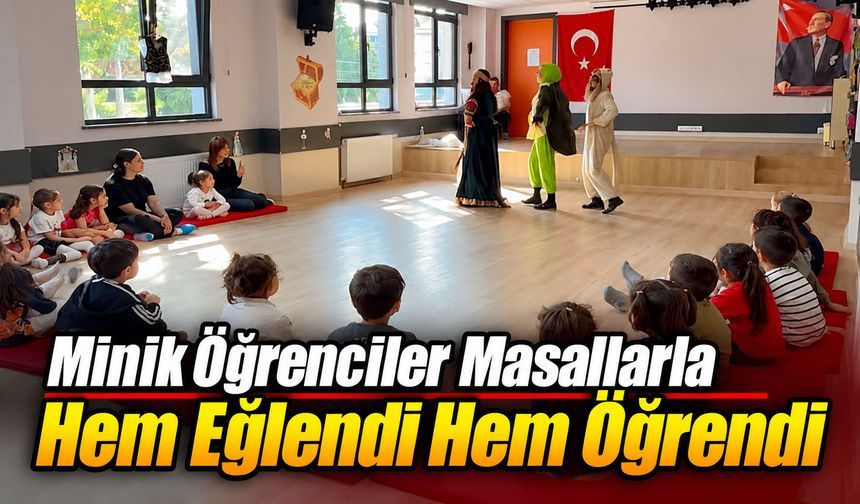 Bolu'da Minikler Masalların Büyülü Dünyasında Buluştu