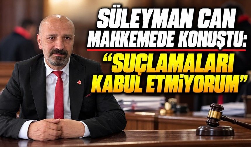 Bolu Belediyesi Davasında Süleyman Can Savunma Yaptı